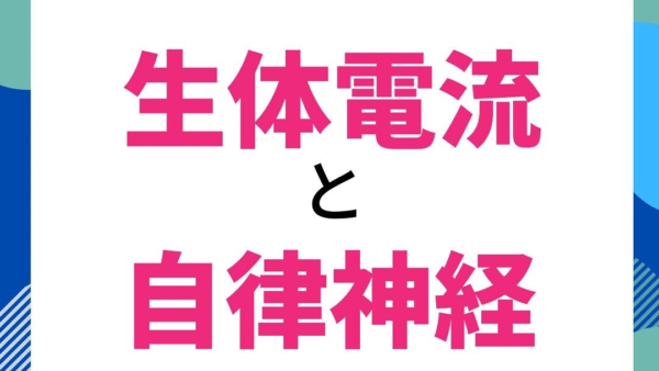 生体電流と自律神経を噛み砕いてご説明します