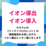 セルラムはイオン導出とイオン導入も